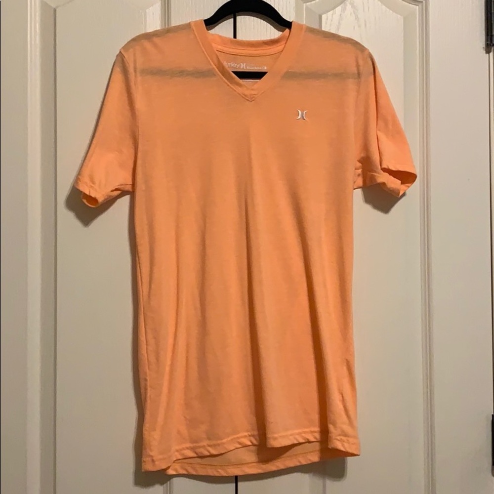 Orange Hurley v neck